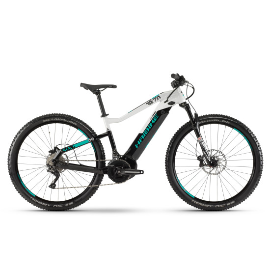 Купить Велосипед  Haibike SDURO HardNine 7.0 i500Wh Deore 19 HB YCS 29", рама M, черно-серо-бирюзовый, 2019 в Киеве - фото №1